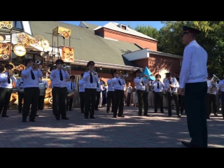 military band plays leningrad